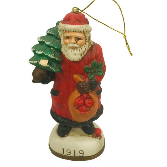 Vintage Christmas Reproductions Memories Of Santa Ornament 1919 Preowned In Box - Picture 3 of 9